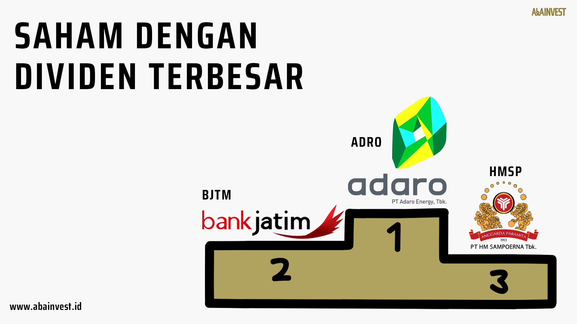 Saham dengan Dividen besar Saham dengan Dividen besar